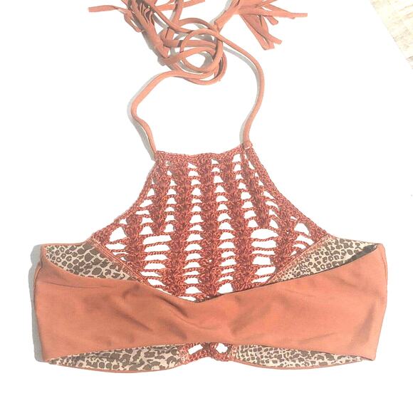 $220 Acacia Swim tankini Bikini Swimwear Panama 2pc Set Cheeky Sz Top P Bottom M - Picture 6 of 11